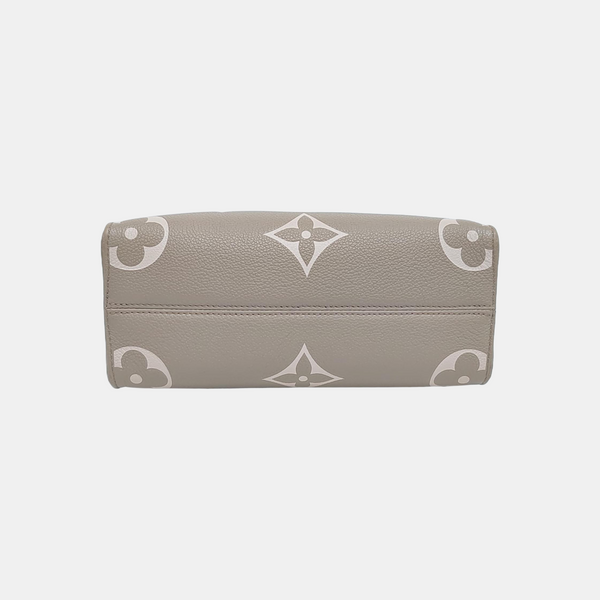 ONTHEGO PM Monogram Calfskin Gray
