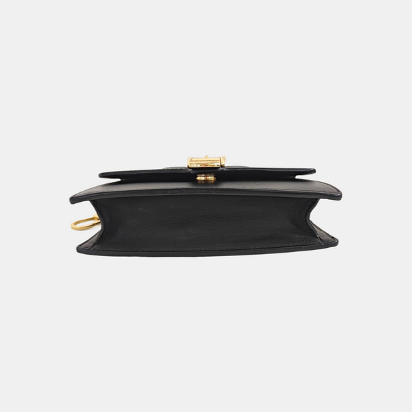 Sylvie Super Mini Calfskin Black
