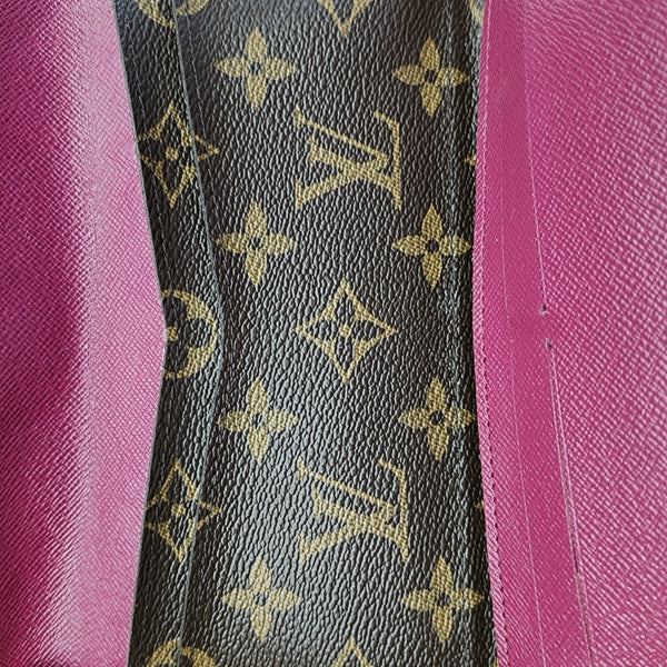 JOSÉPHINE Monogram Coated Canvas Brown Wallet