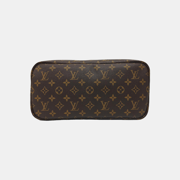 NEVERFULL MM Monogram Coated Canvas Brown