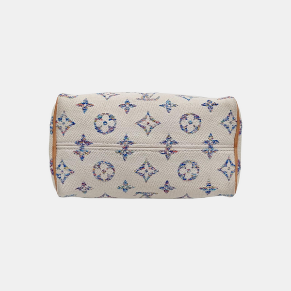 SPEEDY 20 Monogram Canvas Beige