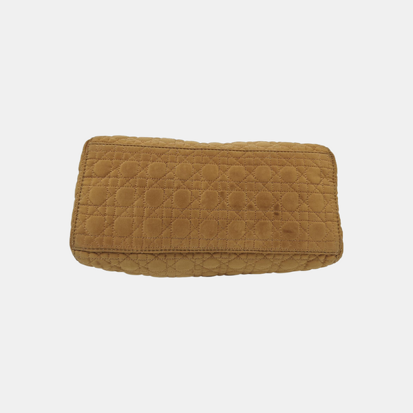 Lady Dior Medium Cannage Fabric Brown