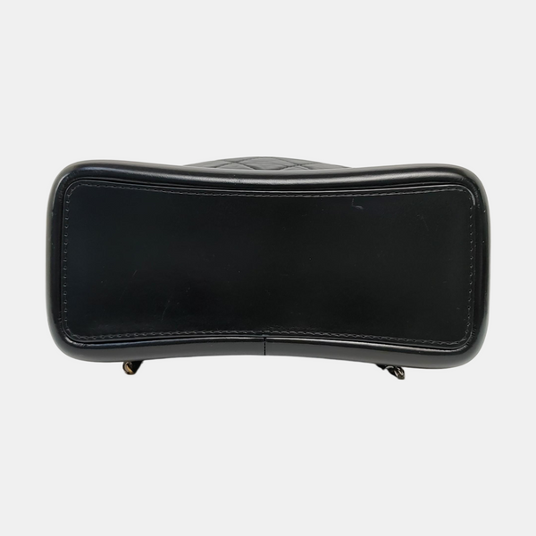 GABRIELLE Small Quilted Calfskin Black