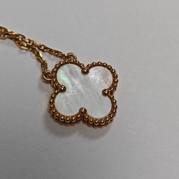 Vintage Alhambra 18k Gold Necklace