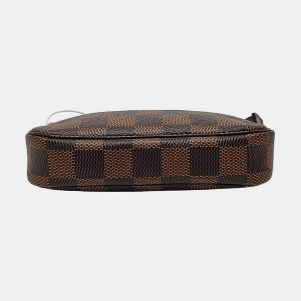 ACCESSOIRES Mini Damier Ebene Coated Canvas Brown