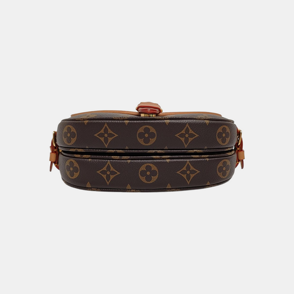 SAUMUR BB Monogram Coated Canvas Brown