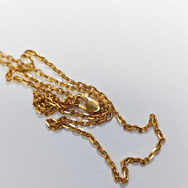 Pop H Metal Gold Necklace