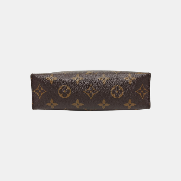TOILET POCKET 19 Monogram Coated Canvas Brown