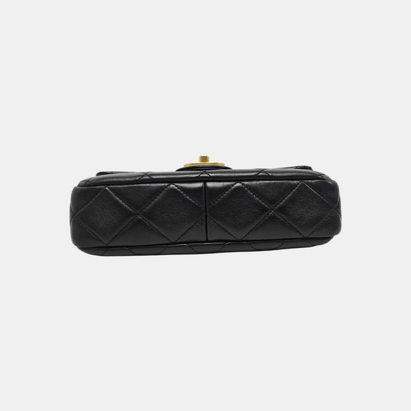 CLASSIC FLAP Mini Quilted Lambskin Black