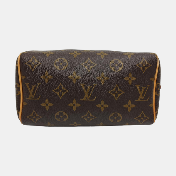 SPEEDY 20 Monogram Coated Canvas Brown