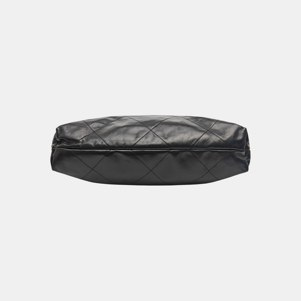 CHANEL 22 Medium Quilted Calfskin Black