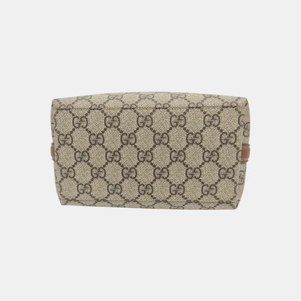 Monogram Coated Canvas Bucket Bag Beige