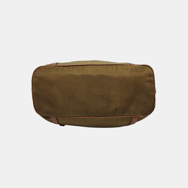 Nylon Shoulder Bag Green