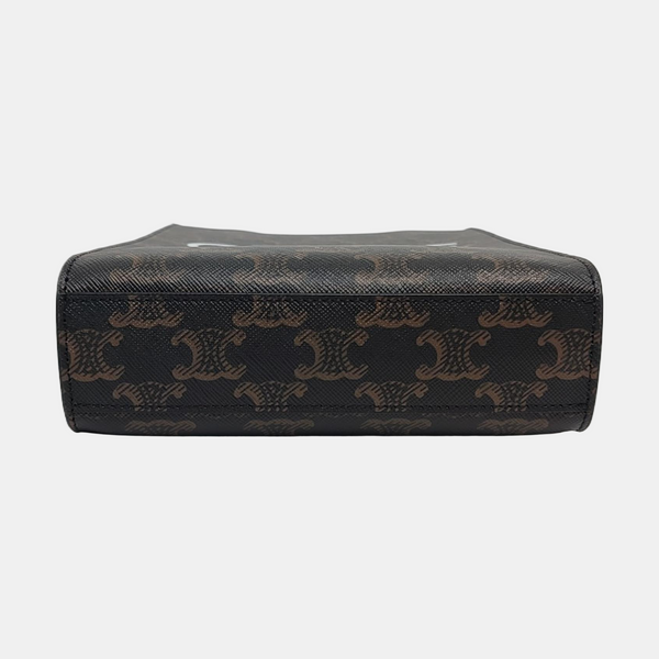 CABAS CELINE Mini Coated Canvas Brown