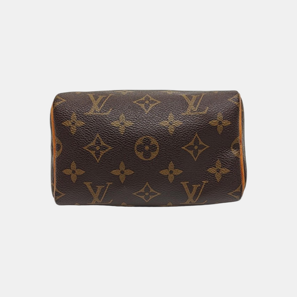 SPEEDY Nano Monogram Coated Canvas Brown