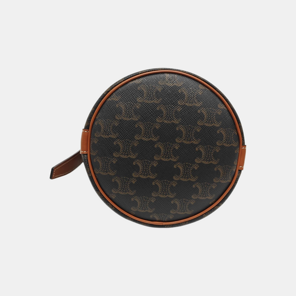 TRIOMPHE CANVAS Small Coated Canvas Brown