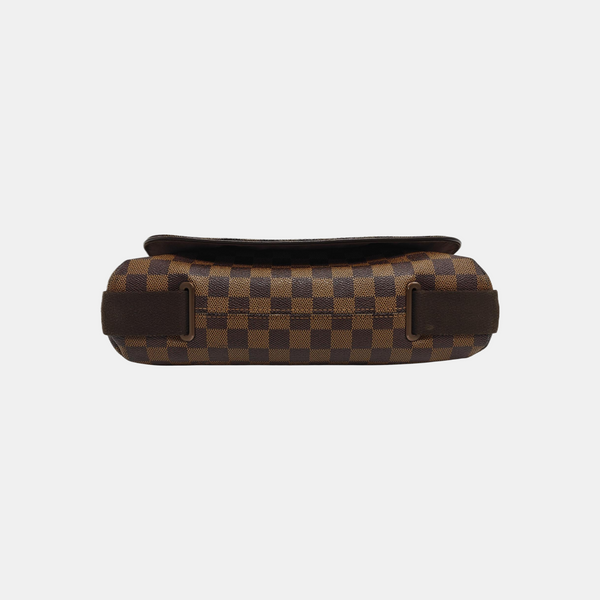 DISTRICT MM Damier Ebene Coated Canvas Brown