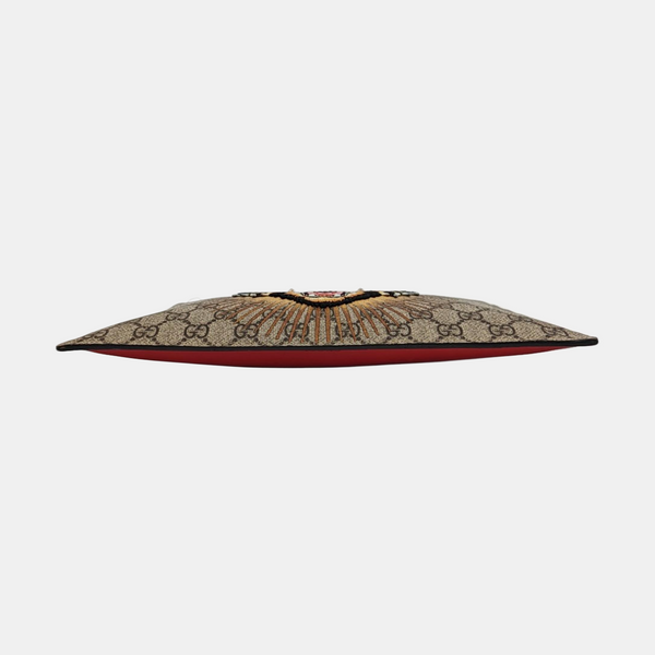 Monogram Canvas Clutch Brown