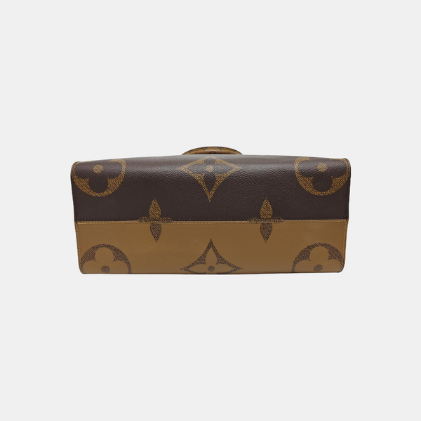 ONTHEGO MM Monogram Coated Canvas Brown