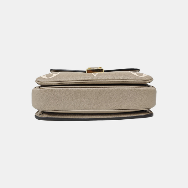 MÉTIS EAST WEST Monogram Calfskin Gray