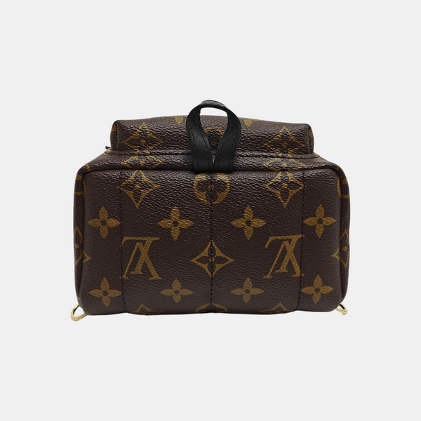 PALM SPRINGS Mini Monogram Coated Canvas Brown