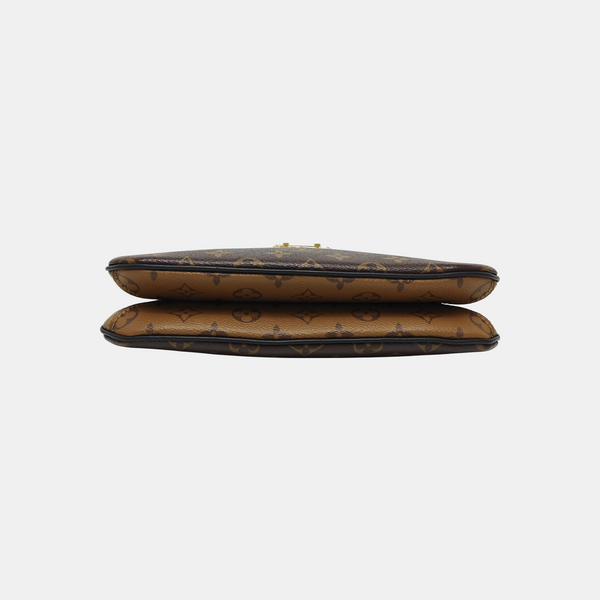 TWINNY Monogram Coated Canvas Brown