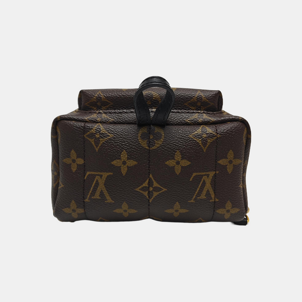 PALM SPRINGS Mini Monogram Coated Canvas Brown