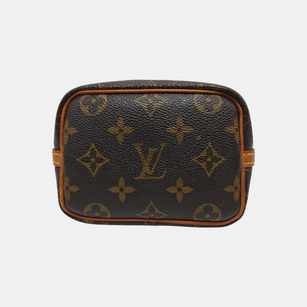 NÉONOÉ Nano Monogram Coated Canvas Brown