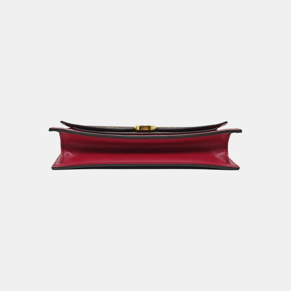 FLORE Monogram Coated Canvas Brown