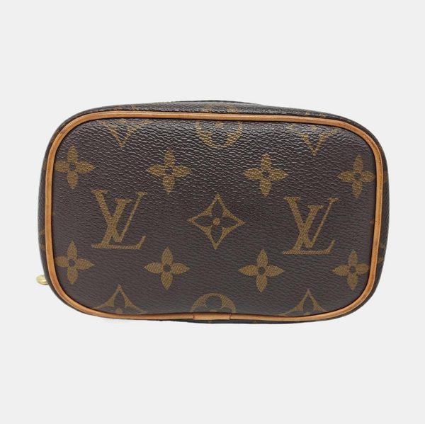 NICE Super Mini Monogram Coated Canvas Brown