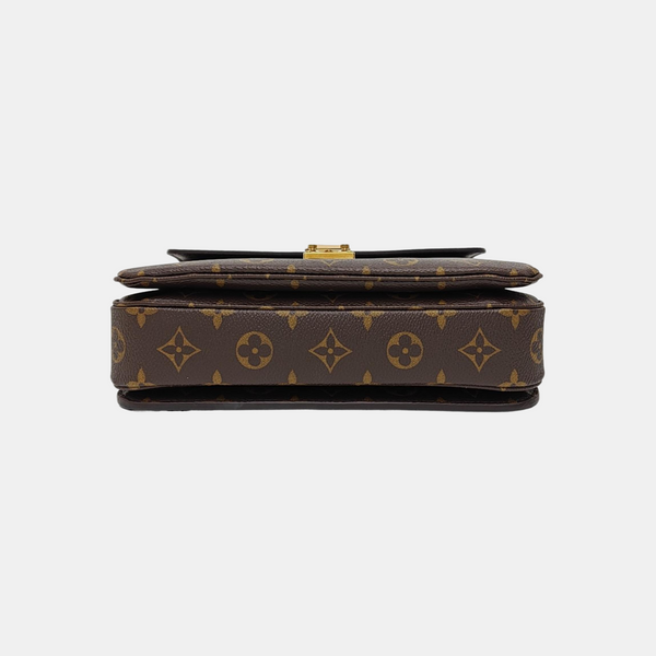 MÉTIS MM Monogram Coated Canvas Brown