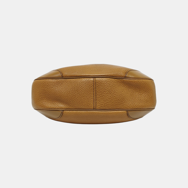 Calfskin Shoulder Bag Brown