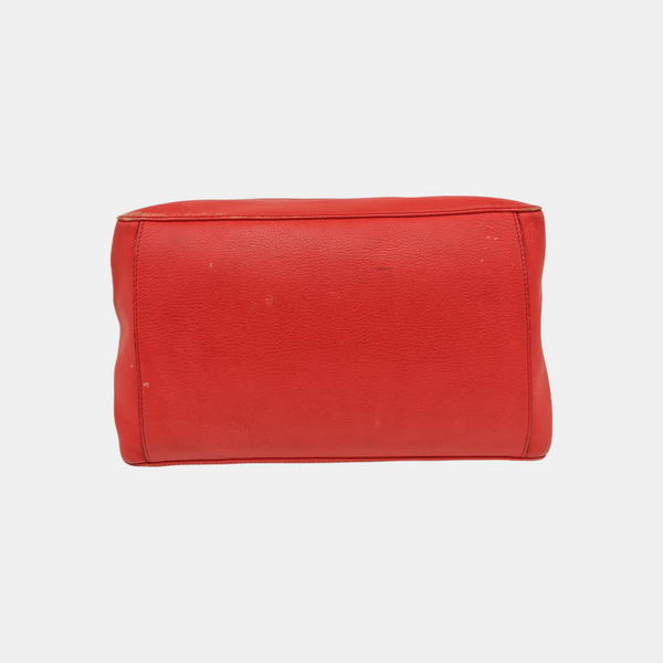Calfskin Shoulder Bag Red