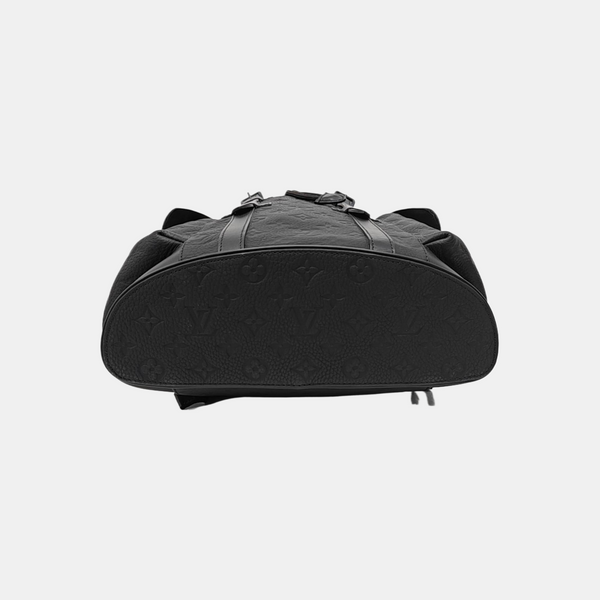 CHRISTOPHER Monogram Calfskin Black
