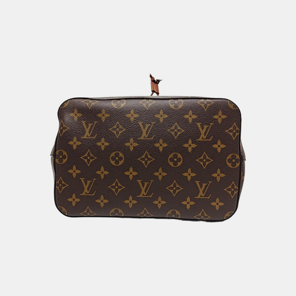 NÉONOÉ MM Monogram Coated Canvas Brown