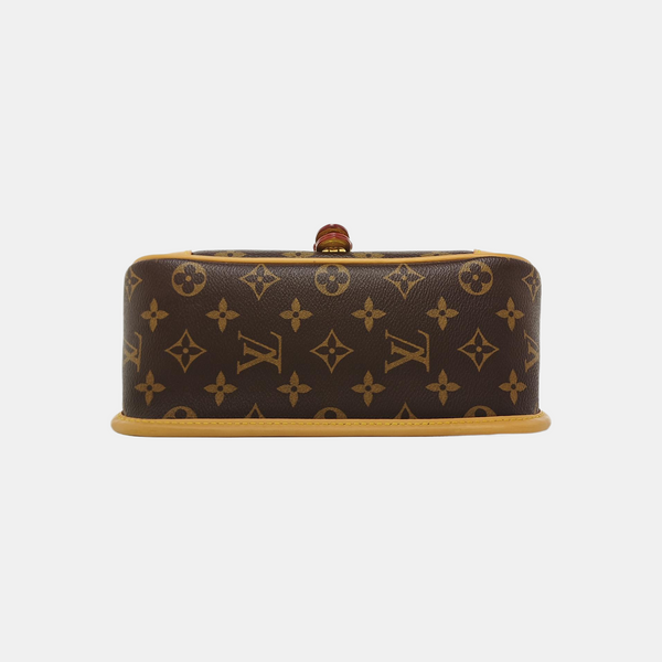 DIANE Monogram Coated Canvas Brown