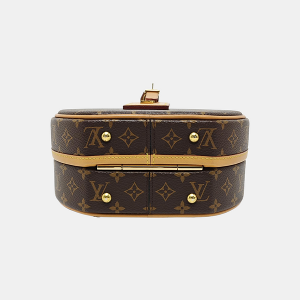 BOITE CHAPEAU PM Monogram Coated Canvas Brown