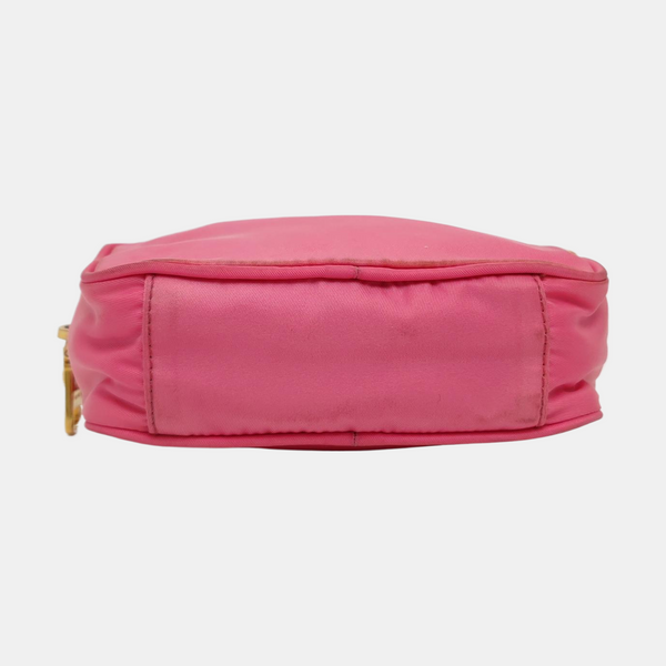 Nylon Shoulder Bag Red