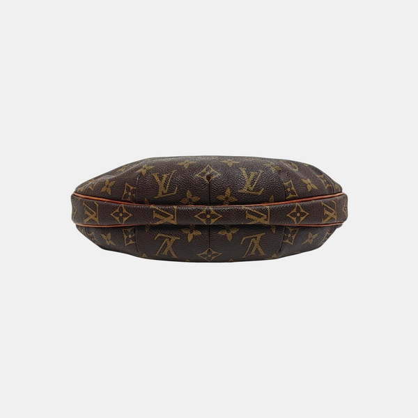 CROISSANT MM Monogram Coated Canvas Brown