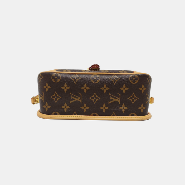 DIANE Monogram Coated Canvas Brown
