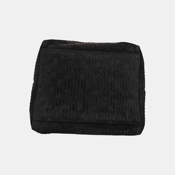 WHISPER GM Monogram Suede Black