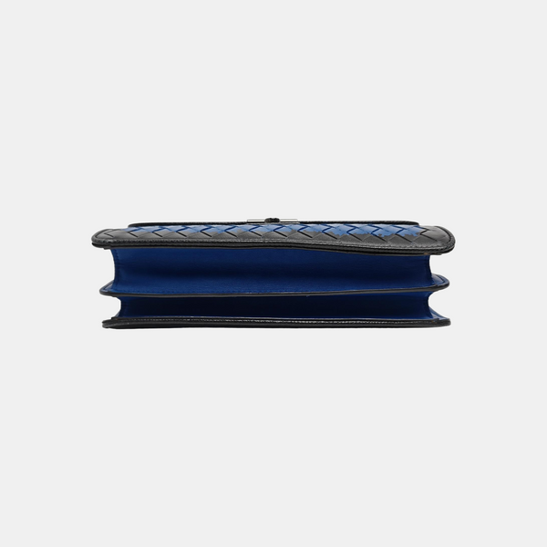 Calfskin Shoulder Bag Blue