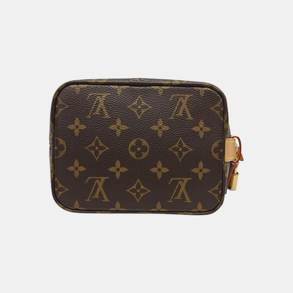 ALL IN Monogram Coated Canvas Brown