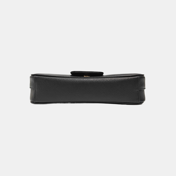 Sidonie Saffiano Calfskin Black