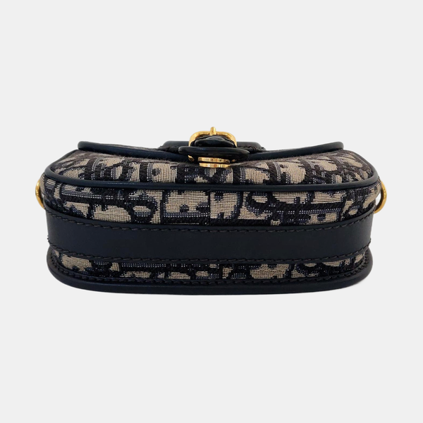 Bobby Small Oblique Canvas Blue
