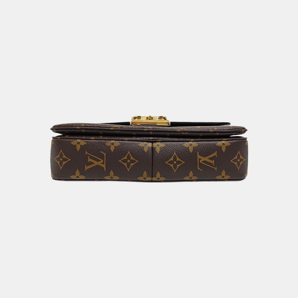 MARCEAU Monogram Coated Canvas Brown