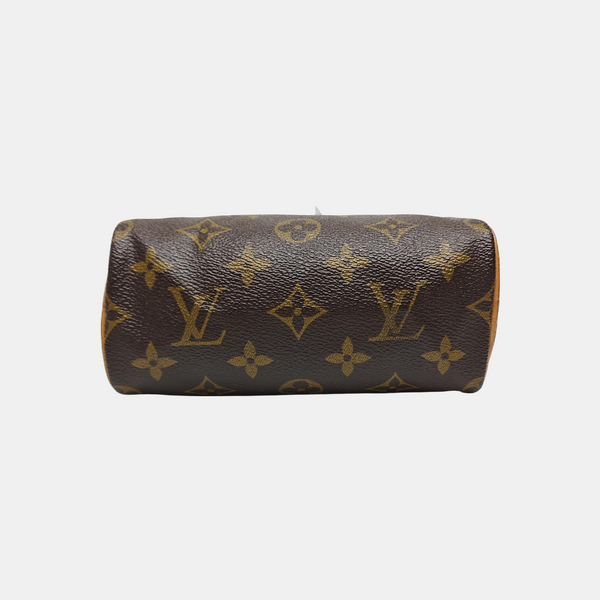 SPEEDY Monogram Coated Canvas Brown