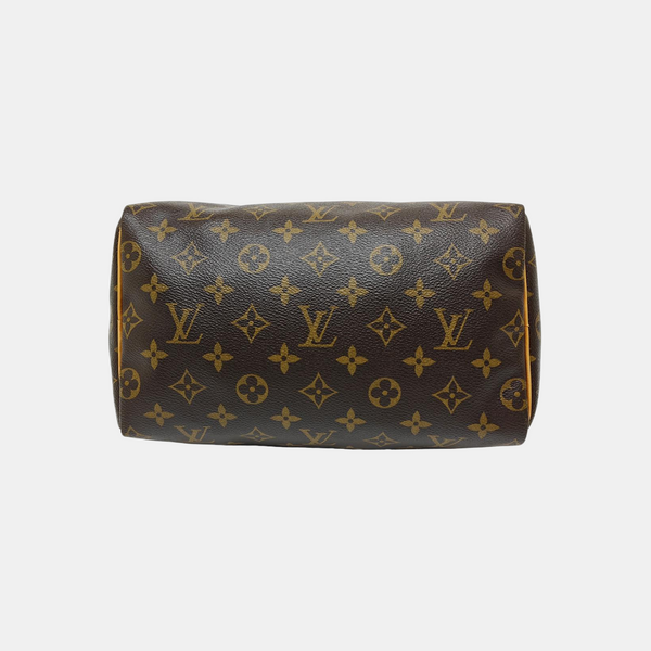 SPEEDY 25 Monogram Coated Canvas Brown