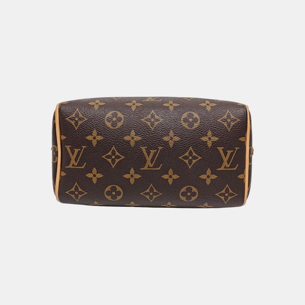 SPEEDY 20 Monogram Coated Canvas Brown