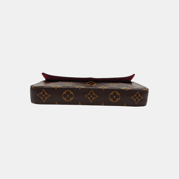 FÉLICIE Monogram Coated Canvas Brown